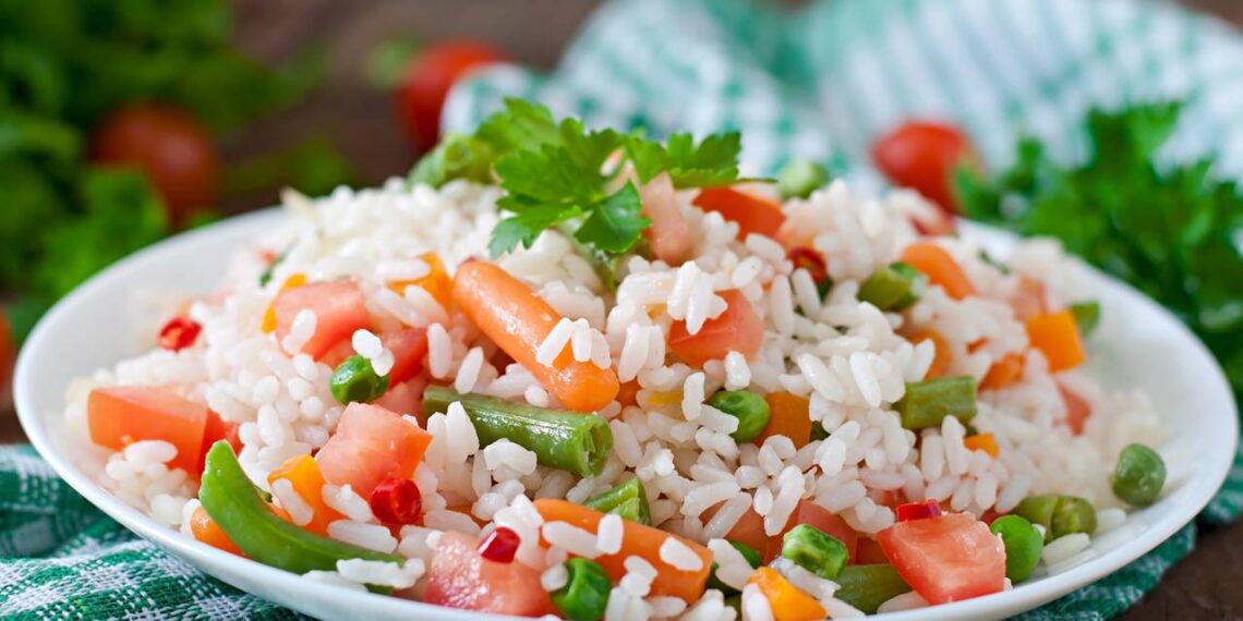 arroz com legumes