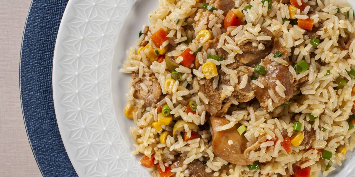 arroz carreteiro no prato