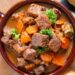 picadinho com legumes de carne