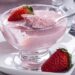 mousse de morango em taça