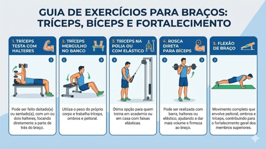 treinar braço