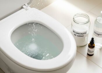 Frasco de vidro com varetas difusoras sobre a pia do banheiro, toalha branca dobrada ao lado e janela aberta ao fundo deixando entrar luz natural, ambiente organizado e arejado, cenário realista mostrando banheiro perfumado e acolhedor