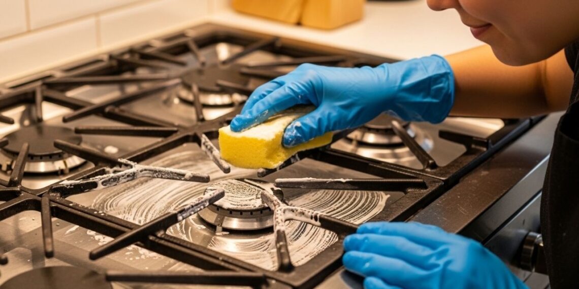 Como remover gordura do fogão rapidamente usando apenas ingredientes que você já tem em casa