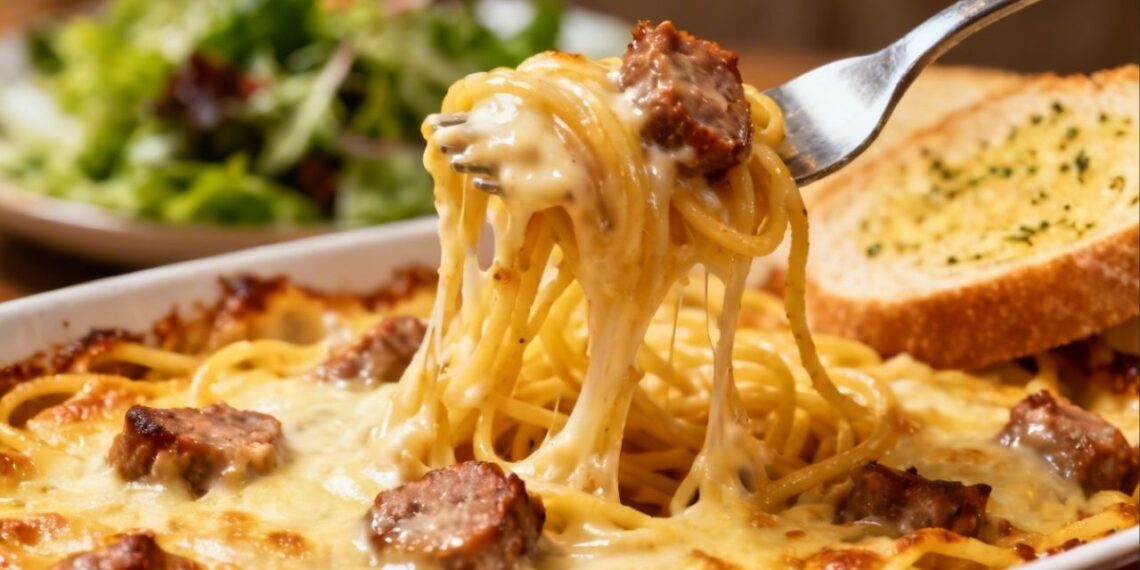 Espaguete assado à toscana cremoso virou o prato mais pedido da casa e já superou a lasanha nos almoços de domingo