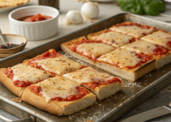 Aprenda a fazer pizza de pão de forma rápida e saborosa com mussarela, perfeita para substituir o jantar em minutos.