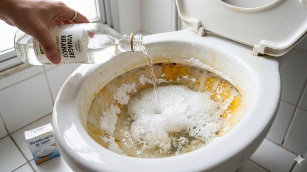 Como lavar manchas amarelas de vaso sanitário: é só despejar isso e deixar branco como novo