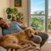O que significa quando seu cachorro deita perto de você, segundo especialistas