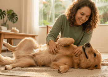 cachorro carinho