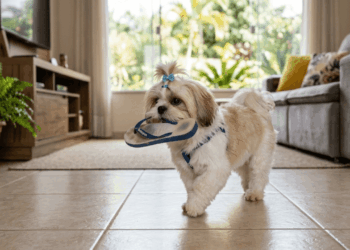 O que significa quando o cachorro vive pegando objetos da casa e carregando de um lugar para outro?
