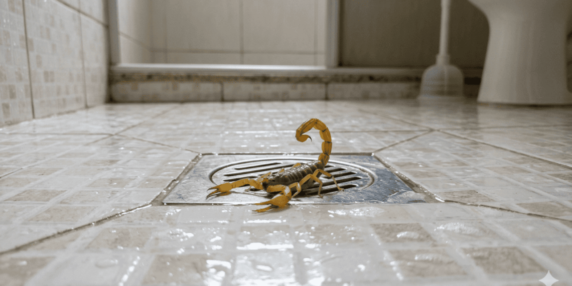 escorpiões em casa