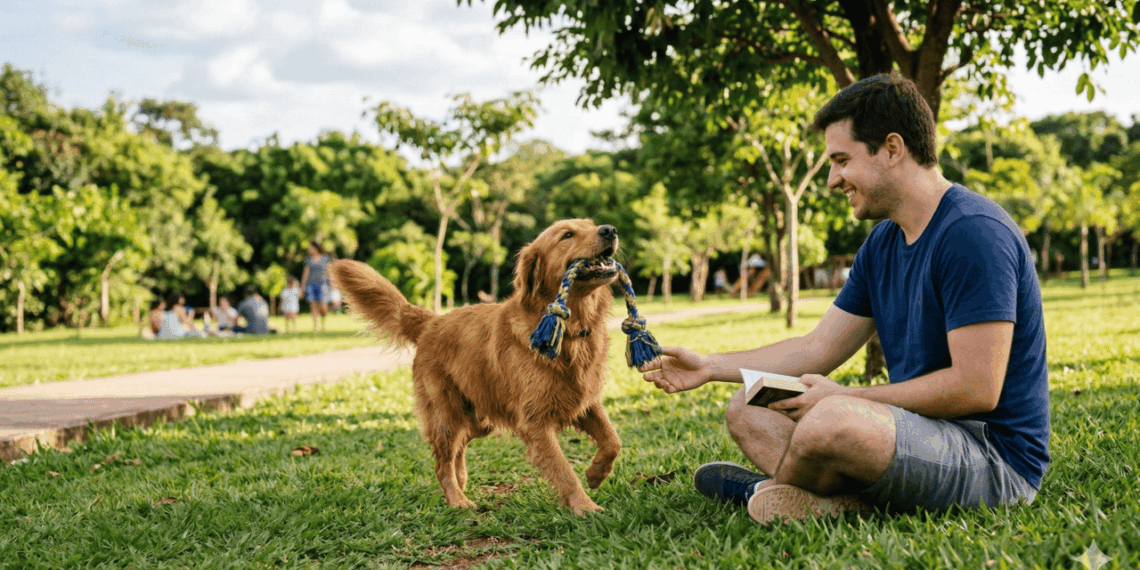 cachorro brincando