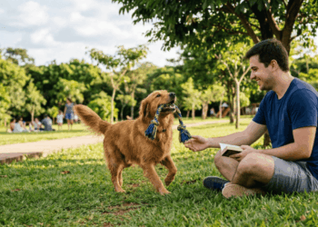 cachorro brincando