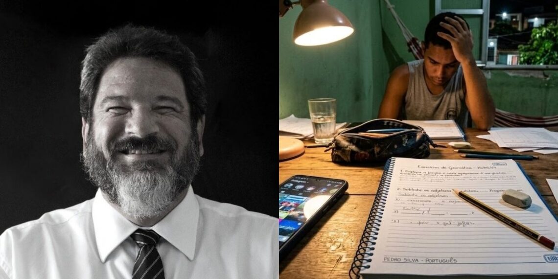 Mãe usa frase de Mario Sergio Cortella “Faça o teu melhor na condição que você tem.” para orientar filho que passa horas no celular e deixou as tarefas de lado