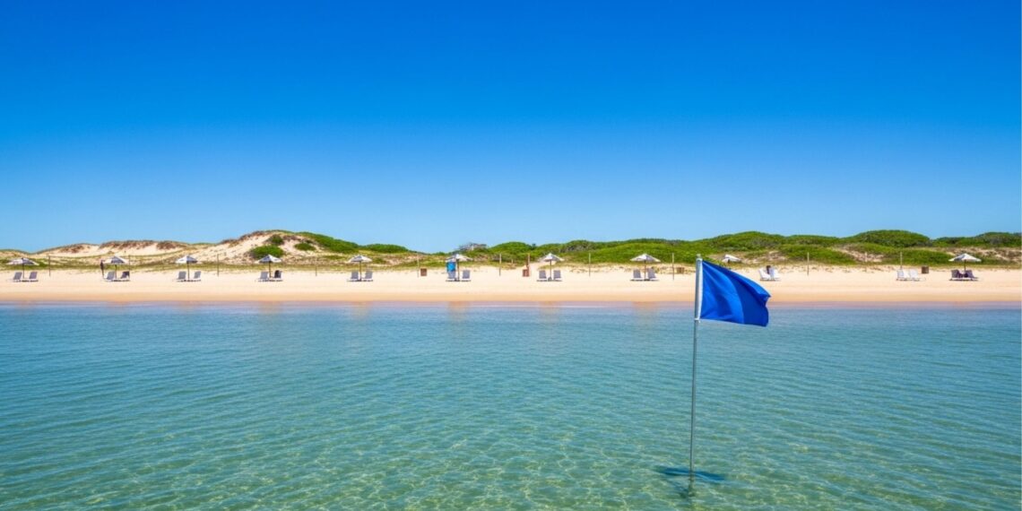 A praia do litoral brasileiro premiada pela qualidade da água e estrutura para visitantes
