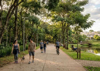 A cidade eleita como a 2ª melhor para se viver no interior: com 15 km de parque e uma locomotiva de Dom Pedro II