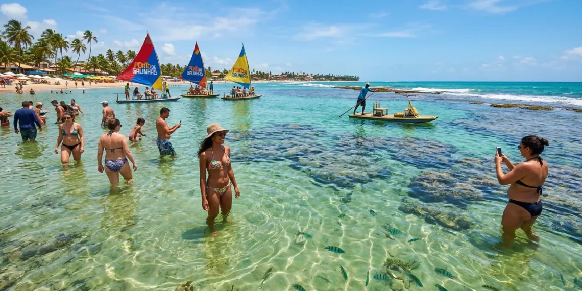 10 vezes eleita a melhor praia do Brasil: essa vila nordestina tem águas tão transparentes que parecem uma piscina natural