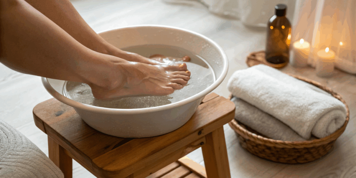 Por que colocar os pés em água morna antes de dormir pode melhorar o seu sono