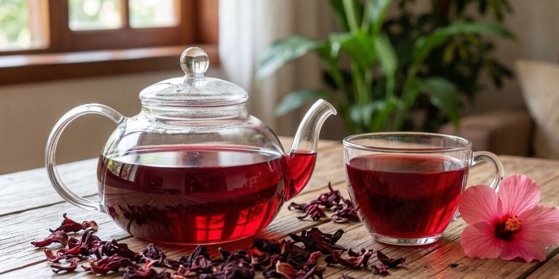 chá de hibisco