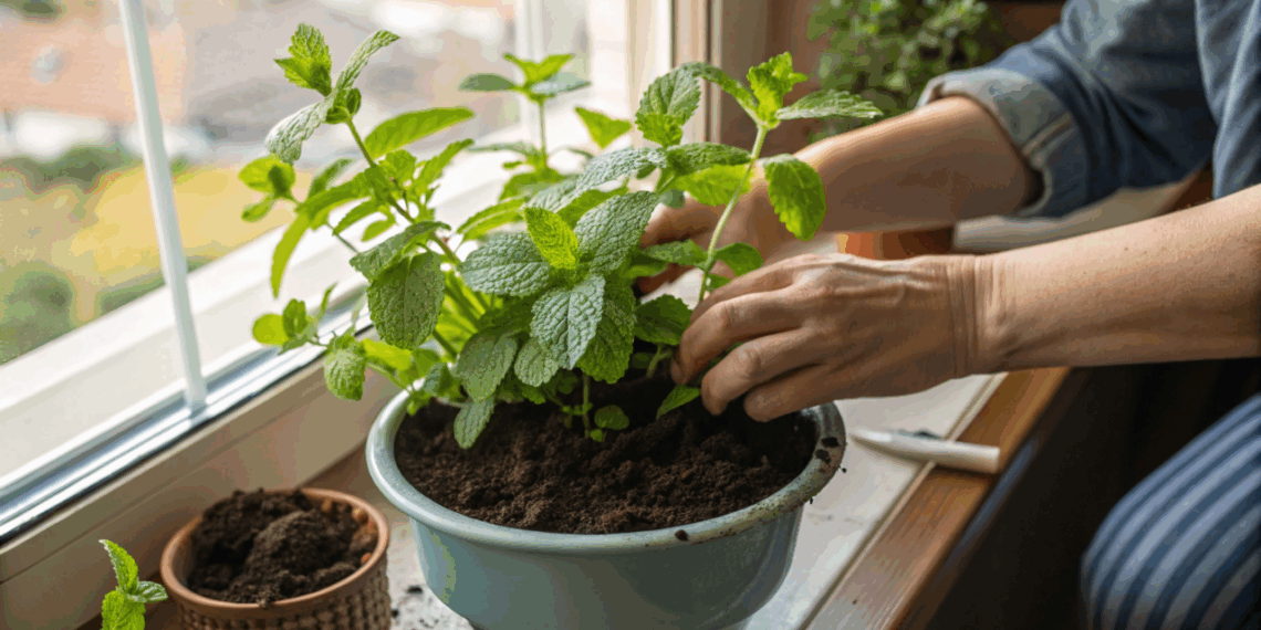 Ela parece resistente, mas a hortelã pode morrer em dias se você plantar assim