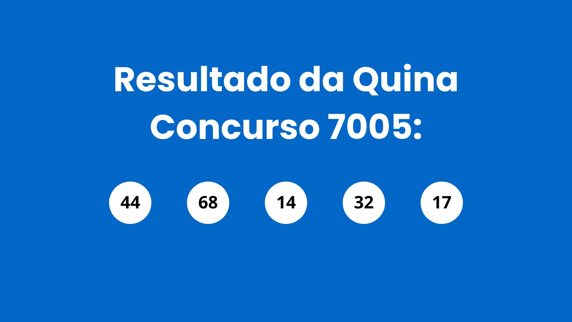 Resultado da Quina: veja números e ganhadores do concurso 7005 (sábado, 18/04) e como resgatar
