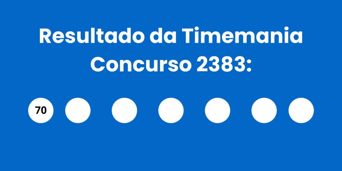 Resultado da Timemania: veja números e ganhadores do concurso 2383 (quinta, 23/04) e como resgatar