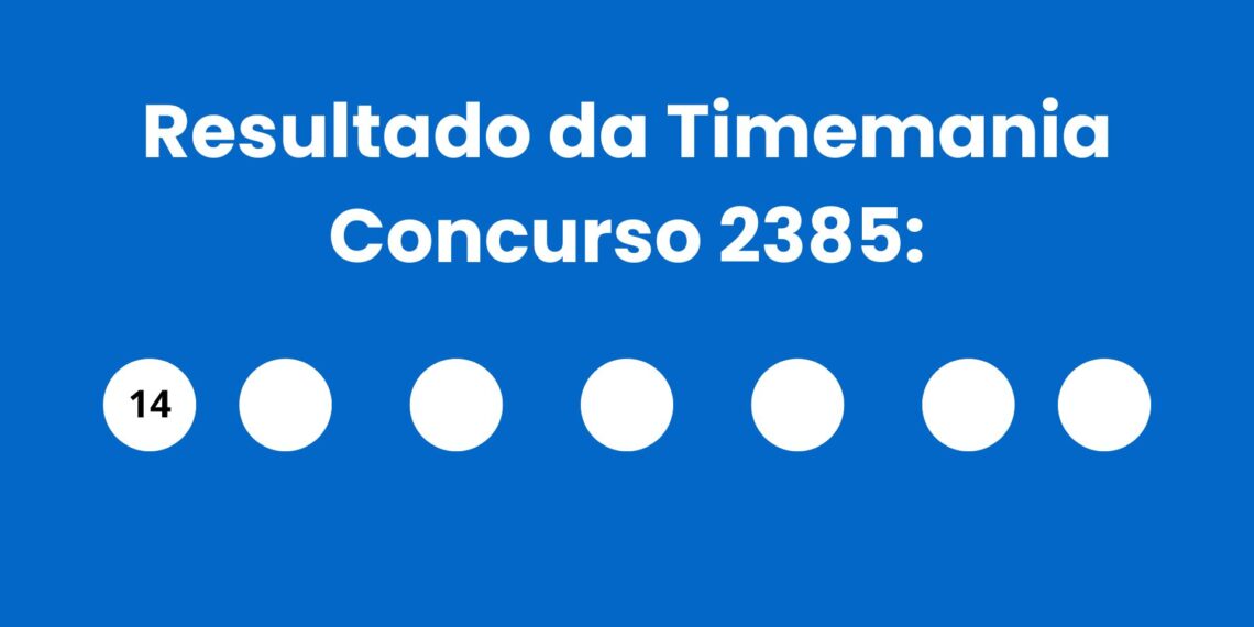 Resultado da Timemania: veja números e ganhadores do concurso 2385 (terça, 28/04) e como resgatar