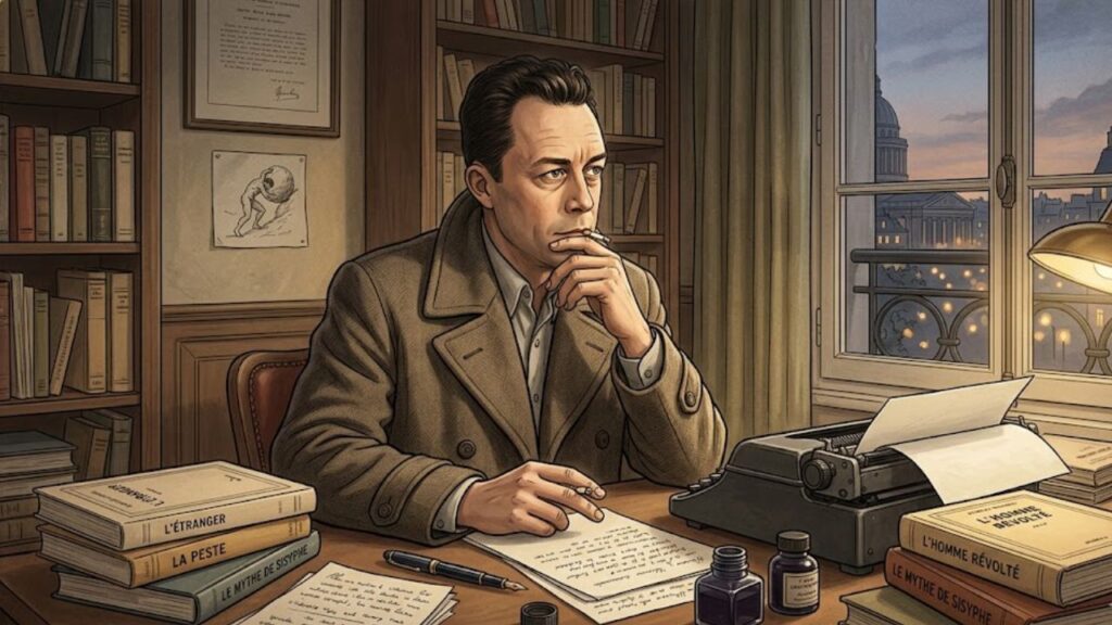 Albert-Camus-2-1024x576 O que significa, a frase de Albert Camus: “No meio do inverno, aprendi que havia em mim um verão invencível”