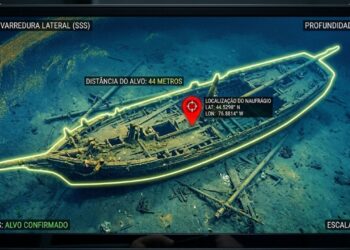 Após décadas de buscas, um grupo de entusiastas finalmente descobriu os destroços do navio no Lago Michigan, perdidos desde 1886