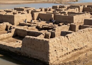 Arqueólogos descobrem cidade submersa de 3.400 anos no Iraque após seca extrema