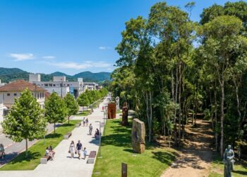 A cidade mais segura do Brasil esconde qualidade de vida europeia com 120 mil m² de mata no centro e o maior parque de esculturas a céu aberto da América do Sul