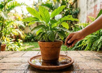 Como eliminar larvas nos pratinhos das plantas em menos de um minuto: truque caseiro eficaz colocando borra de café na água