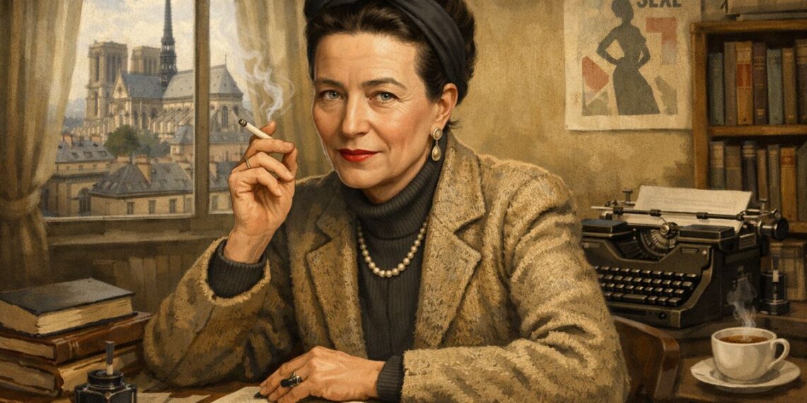 Simone de Beauvoir, filósofa francesa e escritora feminista: "Não se nasce mulher: torna-se."