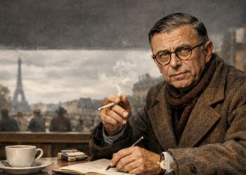 Jean-Paul Sartre, filósofo da liberdade e da responsabilidade humana: “O importante não é o que fazem de nós, mas o que fazemos com o que fizeram de nós.”