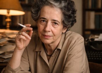 Hannah Arendt, teórica política e filósofa alemã de grande influência no pensamento contemporâneo: “O mal prospera na banalidade.”