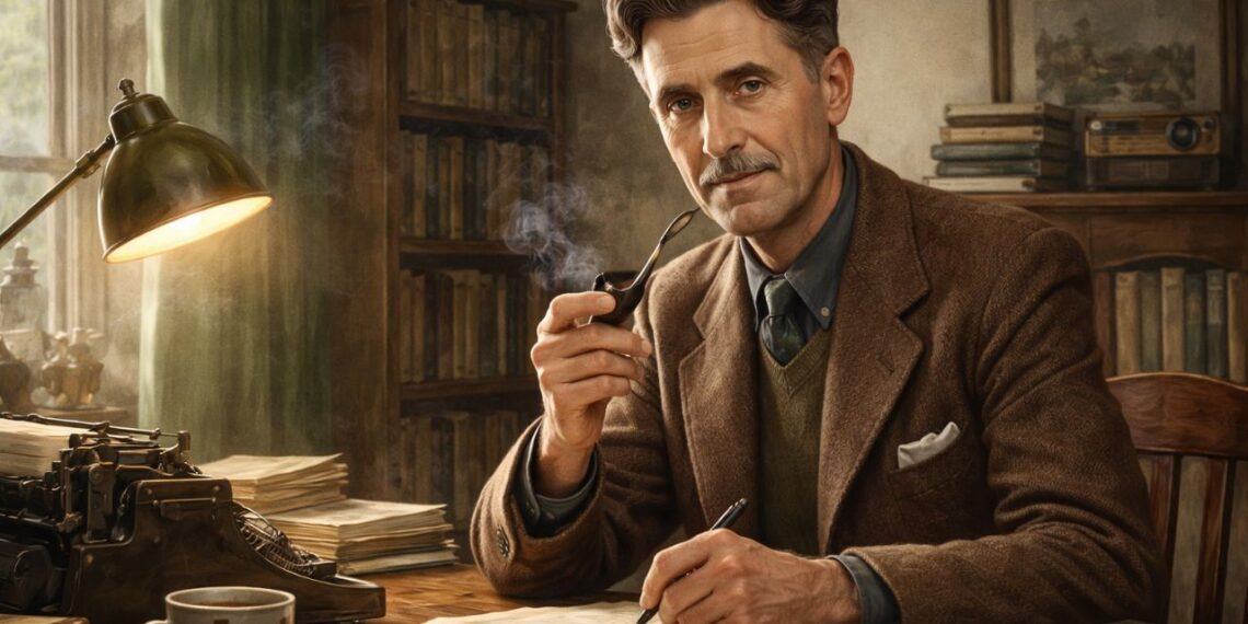 George Orwell, escritor e crítico social: “Em tempos de mentira, dizer a verdade é revolucionário.”
