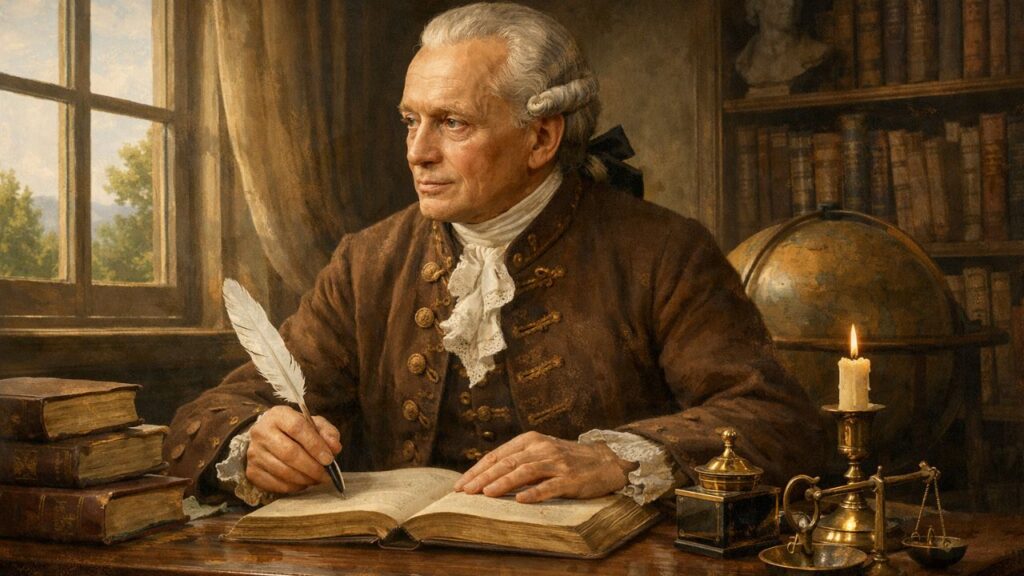 Immanuel Kant, pensador e moralista: “A dignidade humana reside na capacidade de escolher o bem.”