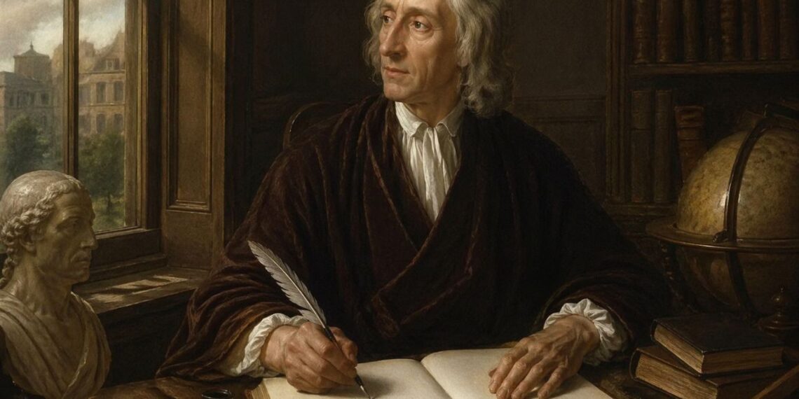 John Locke, teórico da liberdade e da mente: “A mente é como uma tábula rasa.”