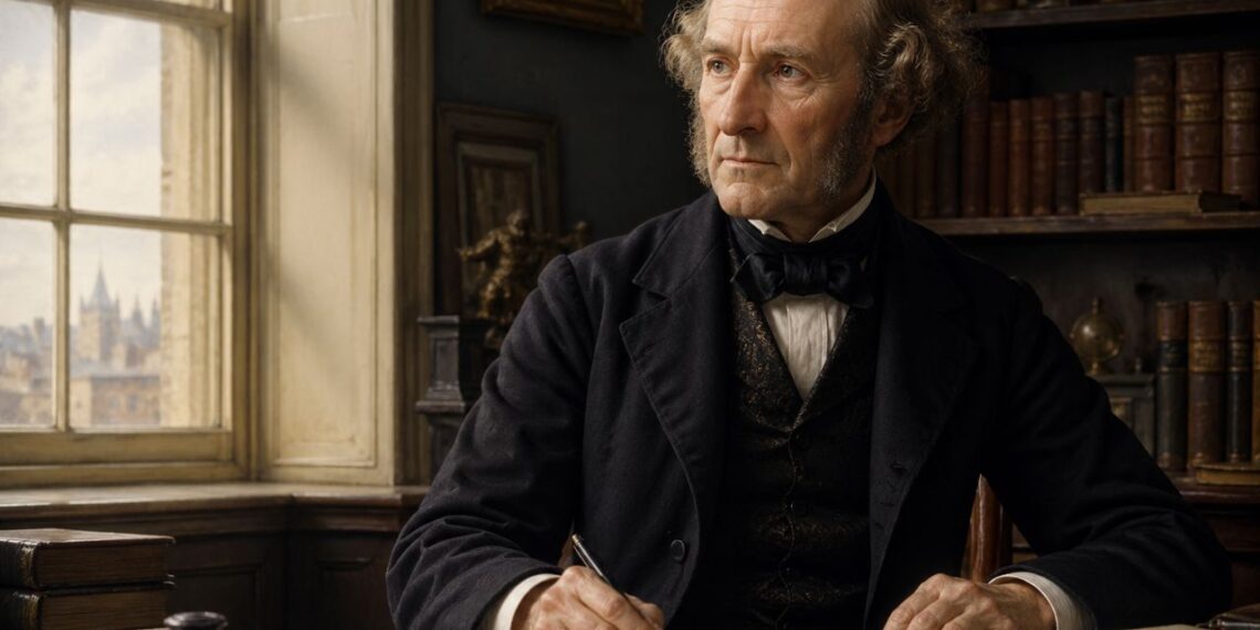 John Stuart Mill, defensor da liberdade individual e autor de Sobre a Liberdade: “A liberdade de um termina onde começa a do outro”