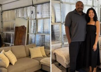 Ele transformou sua garagem em um apartamento para sua filha e seu noivo para que pudessem economizar dinheiro