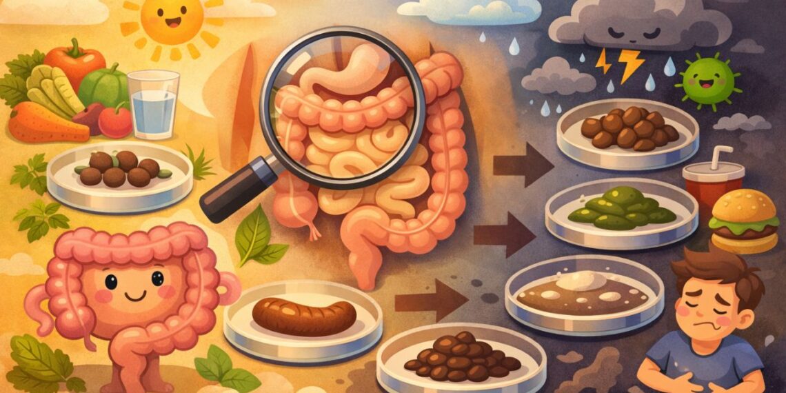 Nem sempre é só alimentação: o que o formato e cor das suas fezes revela sobre a saúde do seu intestino