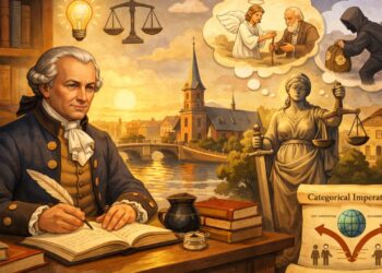 Immanuel Kant, filósofo do Iluminismo e criador do imperativo categórico: “Tem a coragem de usar o teu próprio entendimento” o pensamento que desperta mentes