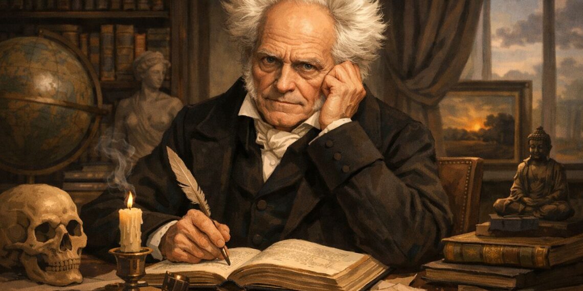 Arthur Schopenhauer, pensador pessimista e crítico da sociedade: “A maior das loucuras é sacrificar a saúde por qualquer outro tipo de felicidade.”