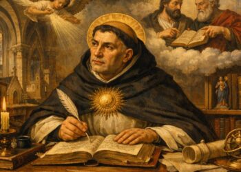 Tomás de Aquino, teólogo escolástico e doutor da Igreja: "Para aqueles que têm fé, nenhuma explicação é necessária; para aqueles sem fé, nenhuma explicação é possível."