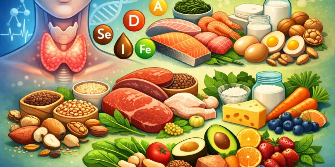 Quais nutrientes a tireoide precisa para funcionar bem e onde encontrá-los na alimentação