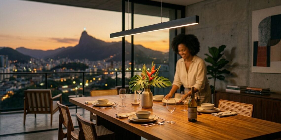 Adeus ao lustre de cristal na sala de jantar: as tendências minimalistas que vão dominar em 2026