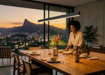 Adeus ao lustre de cristal na sala de jantar: as tendências minimalistas que vão dominar em 2026