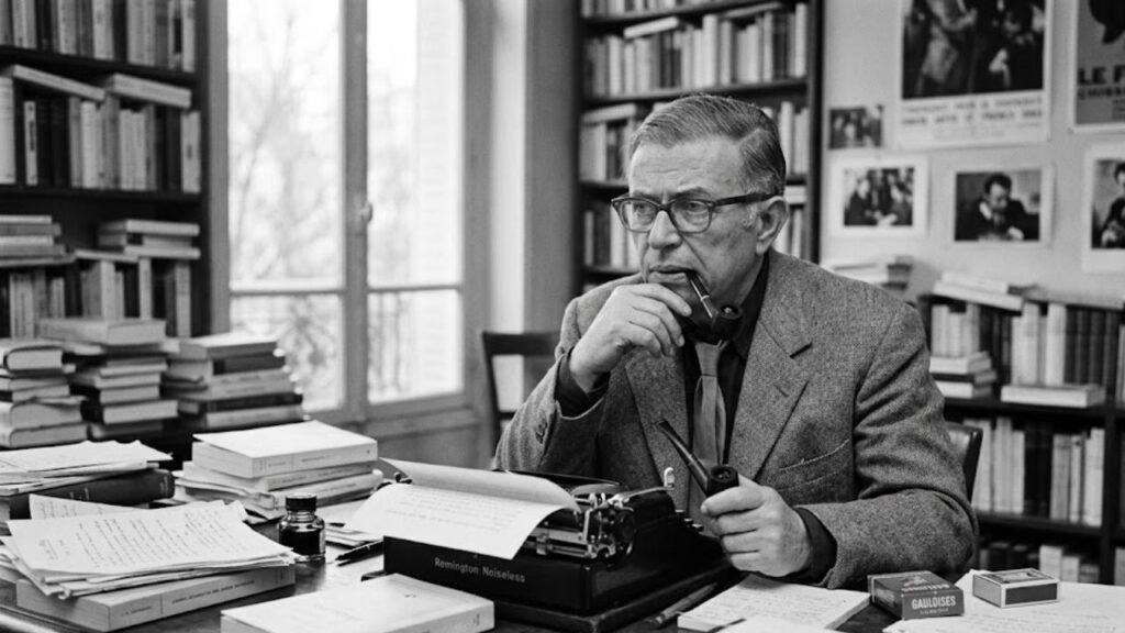 Jean-Paul-Sartre--1024x576 O que Sartre quis dizer com “o inferno são os outros” na psicologia