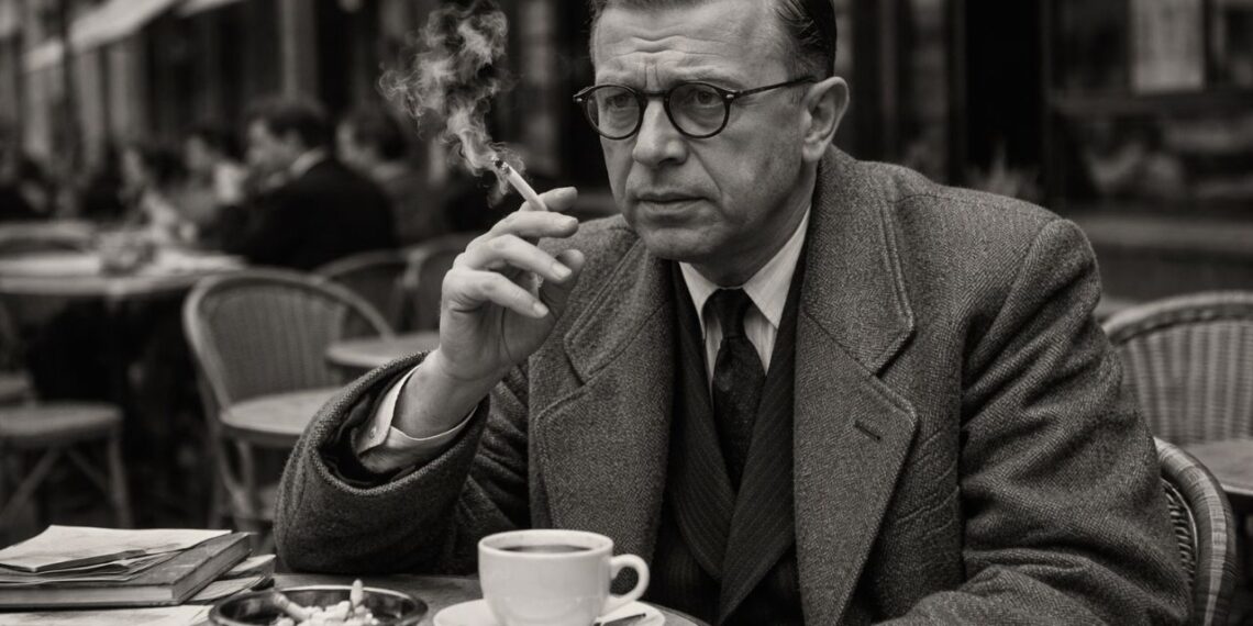 Jean-Paul Sartre, filósofo existencialista e escritor: “O homem está condenado a ser livre.”