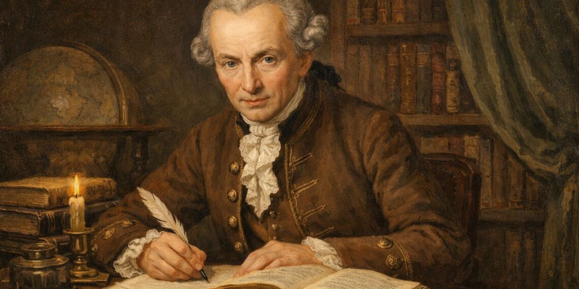 Immanuel Kant, filósofo alemão (1724–1804): “Tem a coragem de te servires do teu próprio entendimento.”