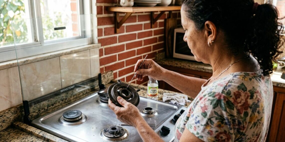 Como limpar as bocas do fogão entupidas: veja como deixá-las sem crostas e desobstruídas como novas